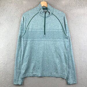 Rhône Mens Quarter-Zip Long Sleeve Athletic Shirt Size M